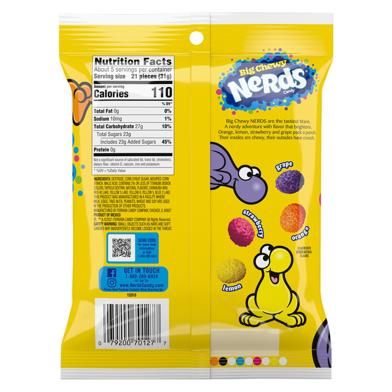 Big Chewy Nerds Candies,  6oz