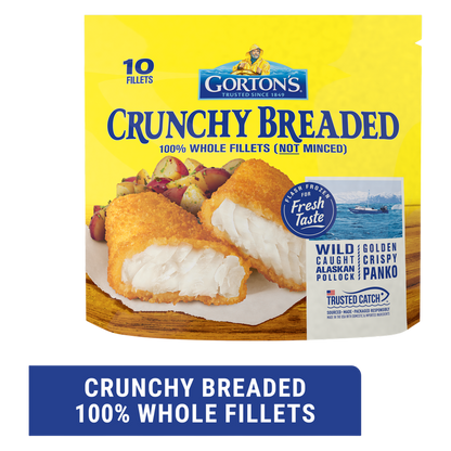 Gorton's Crunchy Breaded Frozen Fish Fillets - 19oz
