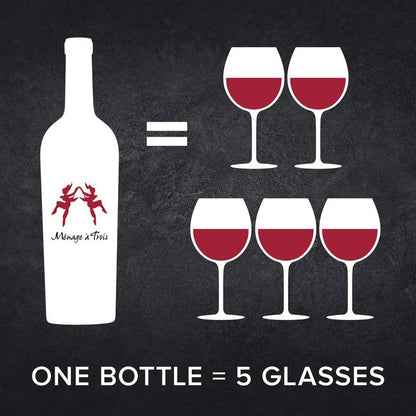 Menage a Trois Midnight Dark Red Blend 750ml