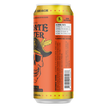Pirate Water Sex On The Beach Single 16oz Can 10% ABV