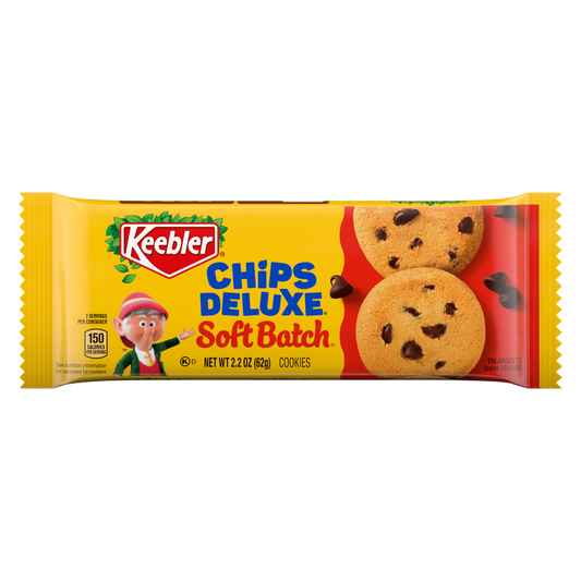 Keebler Soft Batch Chips Deluxe Chocolate Chip Cookies, 2.2 oz