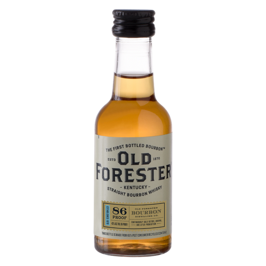 Old Forester 86 Proof Kentucky Straight Bourbon Whisky, 50 mL Bottle, 86 Proof