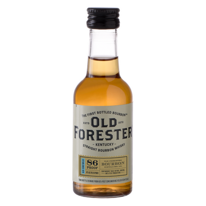 Old Forester 86 Proof Kentucky Straight Bourbon Whisky, 50 mL Bottle, 86 Proof