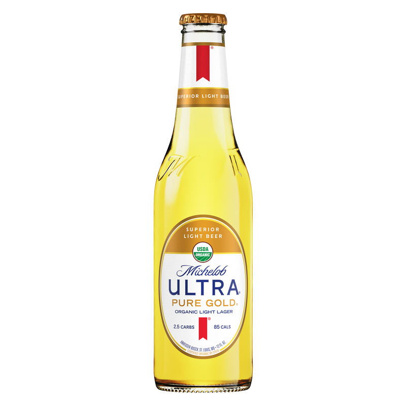 Michelob Ultra Pure Gold 12pk 12oz Btl 3.8% ABV
