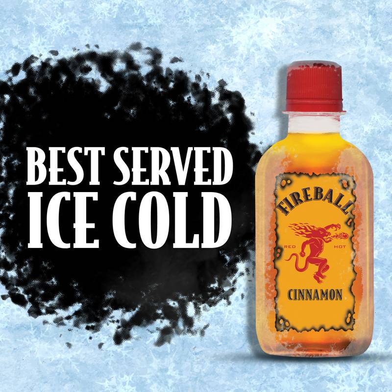 Fireball Hot Cinnamon Blended Whisky 100ml (33 Proof)
