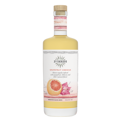 21 Seeds Grapefruit Hibiscus Infused Blanco Tequila 750ml
