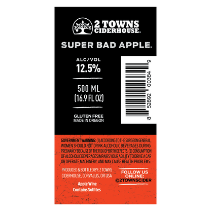 2 Towns Super Bad Apple 500ml