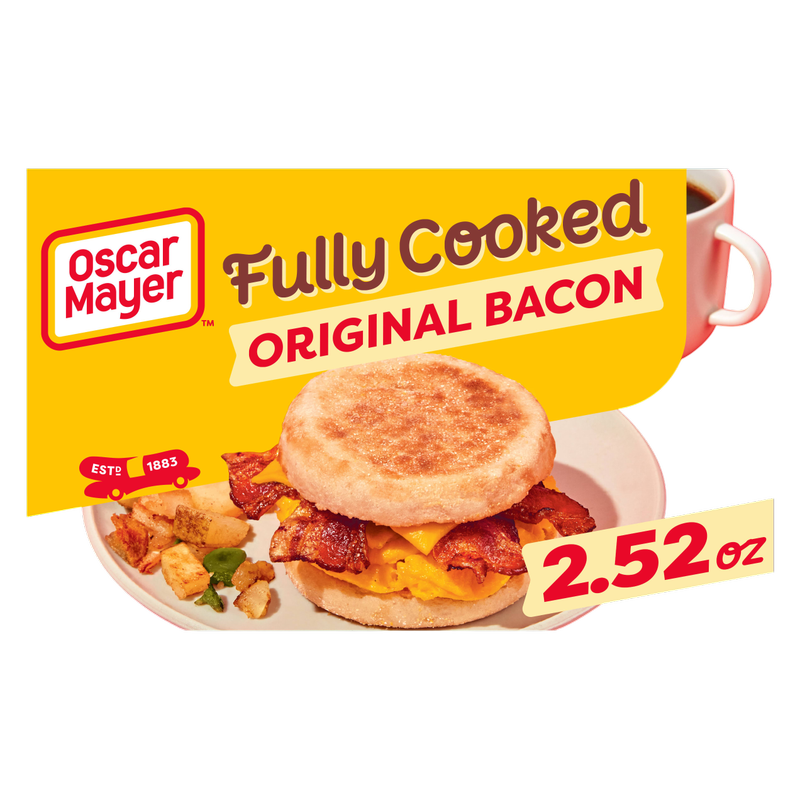 Oscar Mayer Original Fully Cooked Bacon - 2.52oz