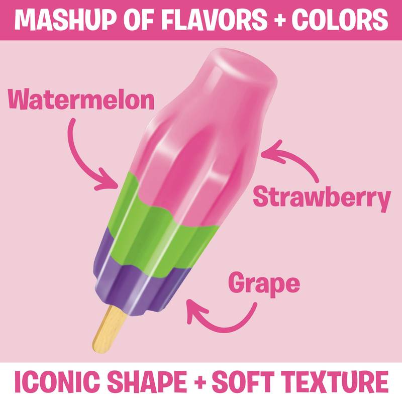 Bomb Pop NERDS Ice Pop, 12 Pack