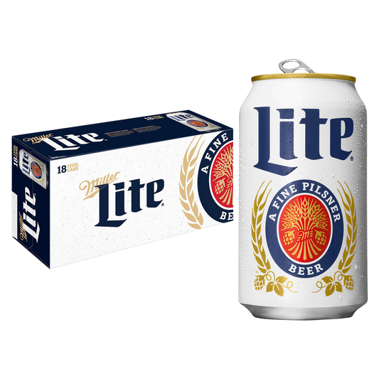 Miller Lite 18pk 12oz Can 4.2% ABV