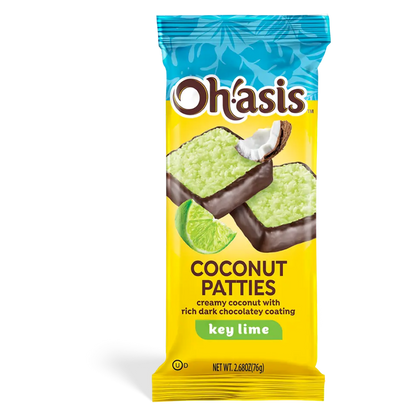 Oh'asis Key Lime Coconut Patties 2 Ct, 2.68 oz