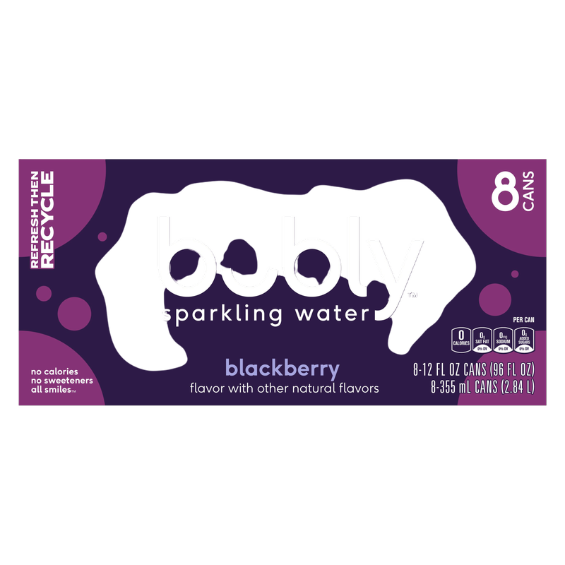 Bubly Blackberry 8pk 12oz Can