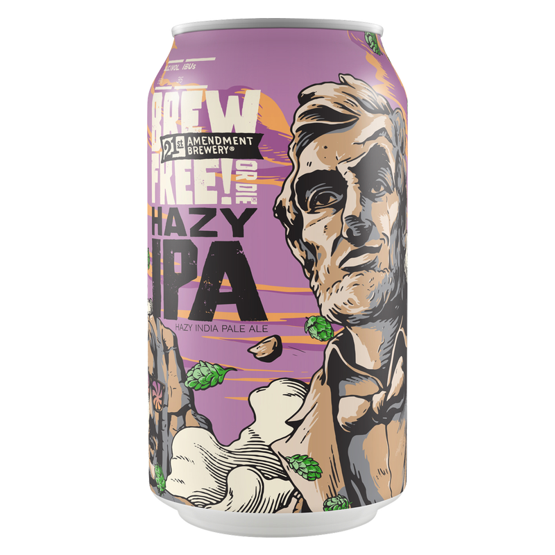 21st Amendment Brew Free or Die Hazy IPA 6pk 12oz Can 6.5% ABV