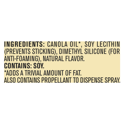 Pam Non Stick Butter Cooking Spray 5oz