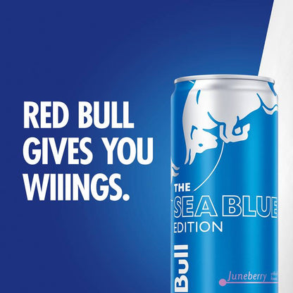 Red Bull Sea Blue Edition Energy Drink 4pk 12oz Cans