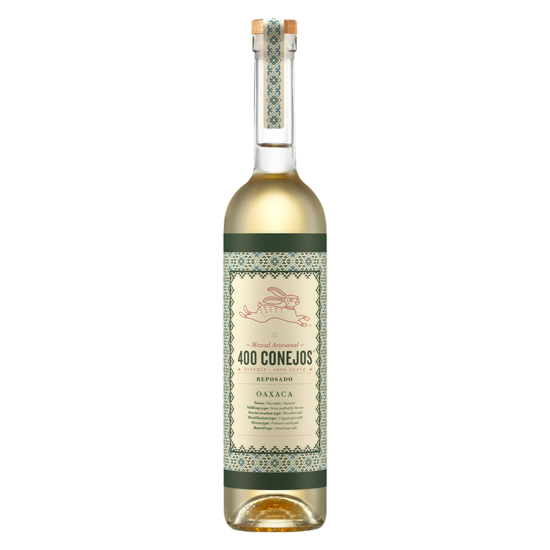 400 Conejos Reposado Mezcal 750ml (80 Proof)