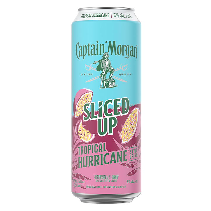 Captain Morgan Sliced Up Tropical Hurricane 23.5oz Can 8% ABV