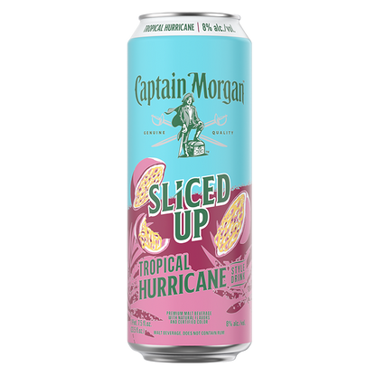 Captain Morgan Sliced Up Tropical Hurricane 23.5oz Can 8% ABV