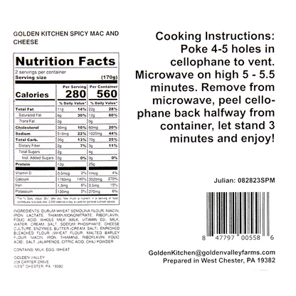 Golden Kitchen Spicy Mac N' Cheese