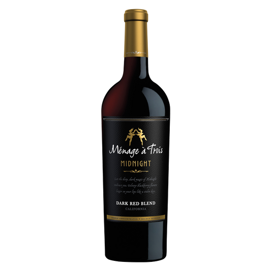 Menage a Trois Midnight Dark Red Blend 750ml