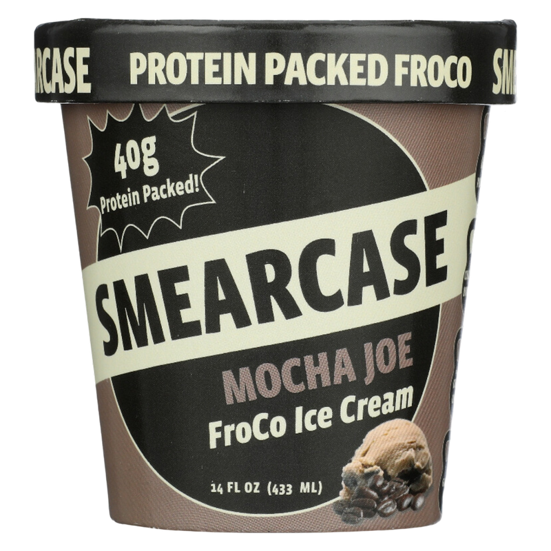 Smearcase Mocha Joe Cottage Cheese Ice Cream, 14oz Pint