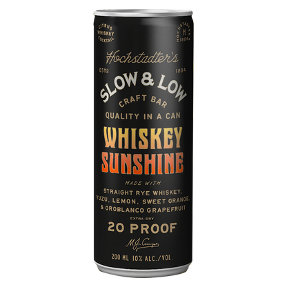 Slow & Low Whiskey Sunshine 4pk 200ml