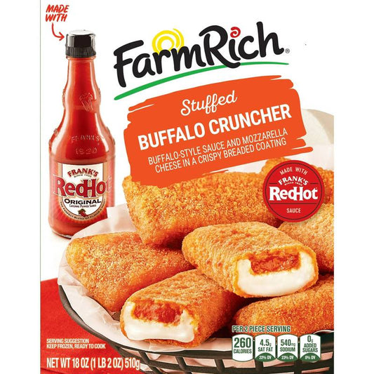 Farm Rich Stuffed Buffalo Cruncher, 18oz