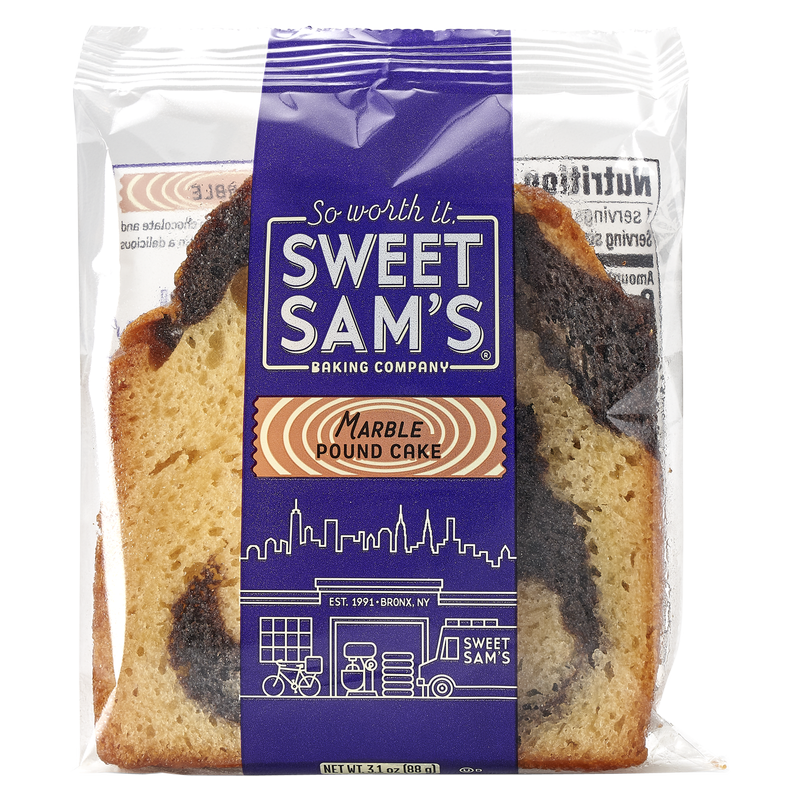 Sweet Sam's Marble Pound Cake - 3.1oz