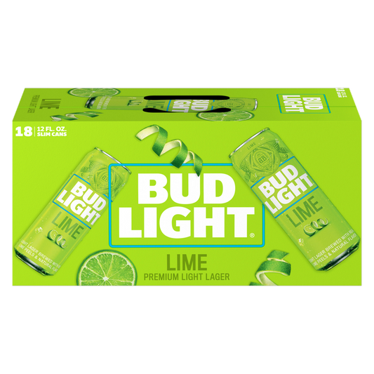 Bud Light Lime 18pk 12oz Cans