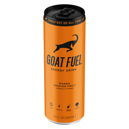 G.O.A.T. Fuel Mango Passionfruit Energy Drink 12oz Can