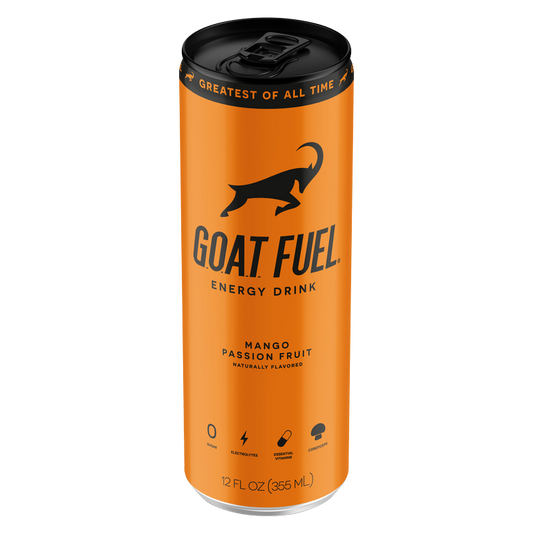 G.O.A.T. Fuel Mango Passionfruit Energy Drink 12oz Can