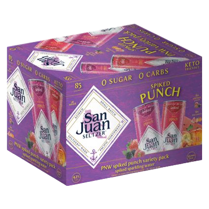 San Juan Seltzer Spiked Punch Variety Pack 12pk 12oz Cans
