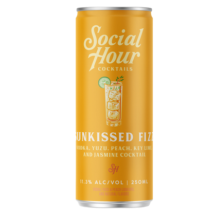 Social Hour Cocktails Sunkissed Fizz 4pk 250ml (22.6 Proof)