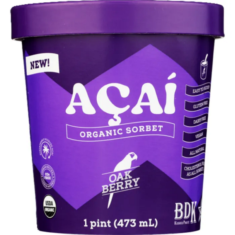 Oakberry Organic Acai Sorbet
