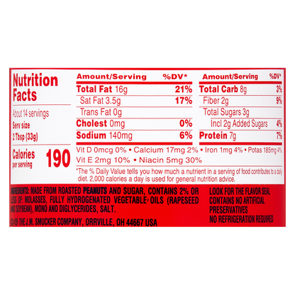 JIF Creamy Peanut Butter 16oz