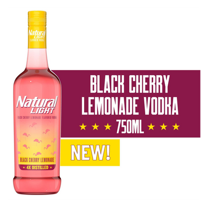 Natural Light Vodka Black Cherry Lemonade 750ml (60 proof)