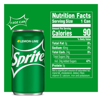 Sprite 10pk 7.5oz Mini Can