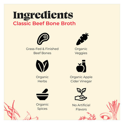 Kettle & Fire Beef Bone Broth 16.9oz