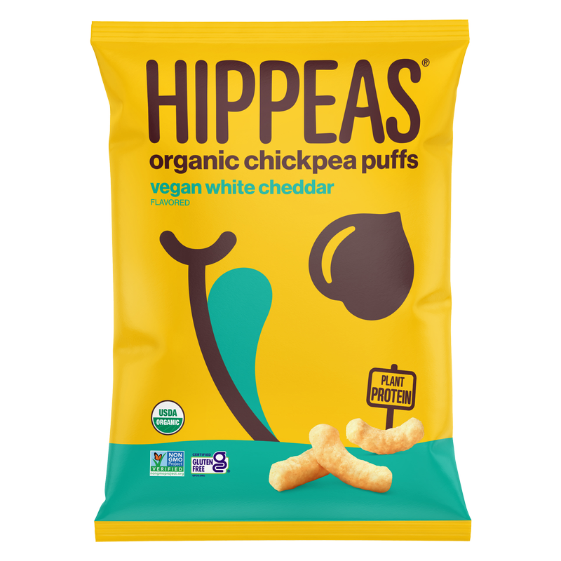 Hippeas Vegan White Cheddar Chickpea Puffs 4oz