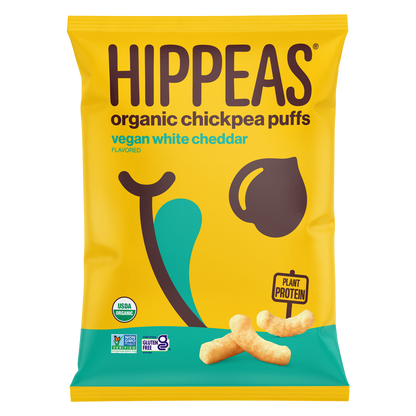 Hippeas Vegan White Cheddar Chickpea Puffs 4oz