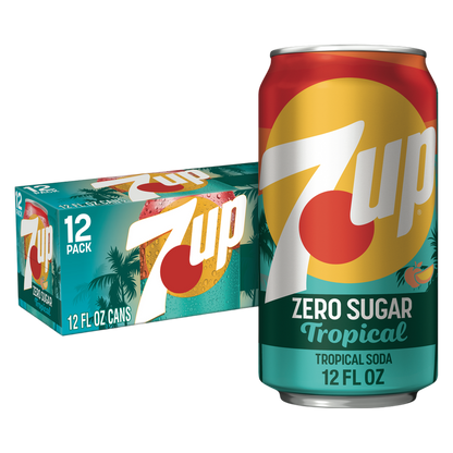 7UP Tropical Zero 12pk 12oz Can
