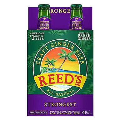 Reed's Strongest Ginger Beer 4pk 12oz Can