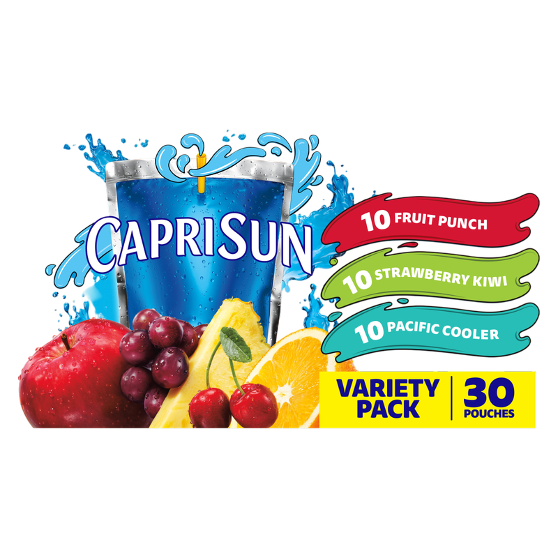 Capri Sun Variety Pack 30pk 6oz Box