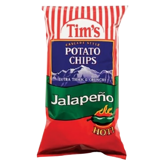 Tim's Cascade Potato Chips Jalapeno 13oz