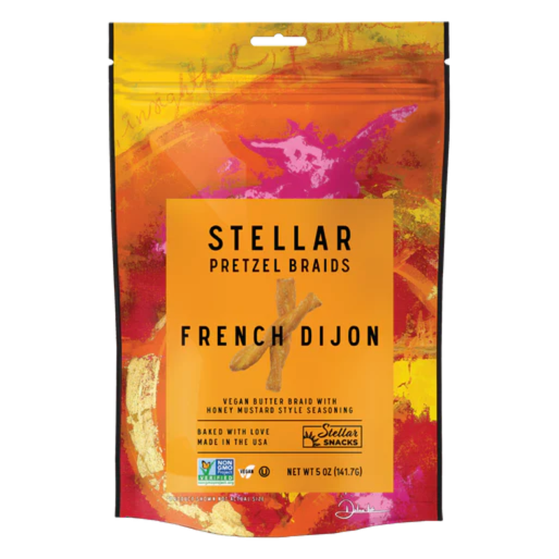Stellar Snacks French Dijon Pretzels, 5oz
