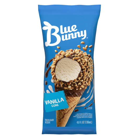 Blue Bunny Vanilla Cone