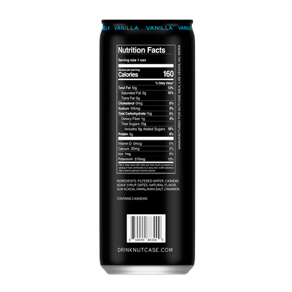 Nutcase Vanilla Cashew Milk 8oz Can