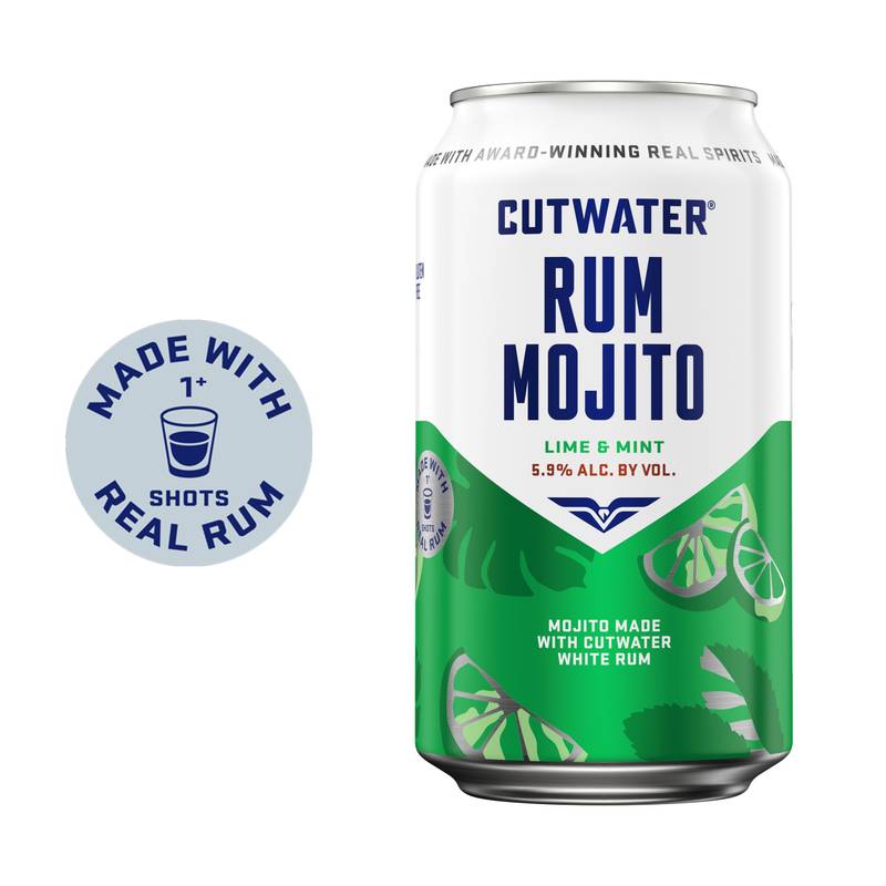 Cutwater Rum Mint Mojito 4pk 12oz 5.9% abv