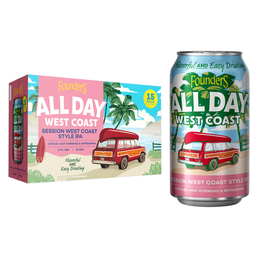 Founders All Day West Coast IPA 15pk 12oz Can