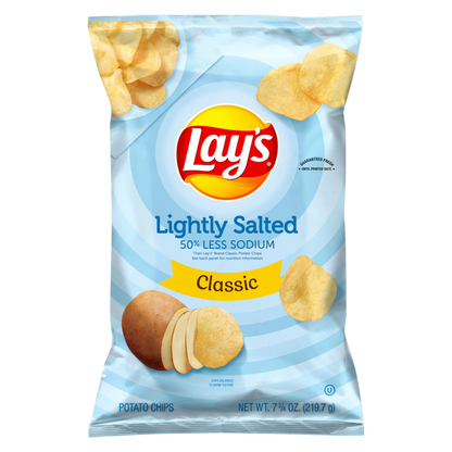 Lay's Lightly Salted Classic Potato Chips 7.75oz